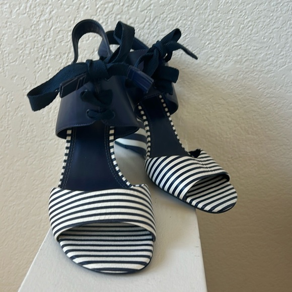 Tory Burch Maritime Nautical Wedge Platforms - Picture 3 of 10